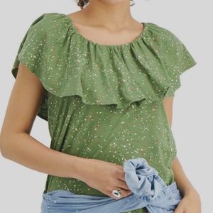 Style and Co. off the shoulder ruffled top, NEW